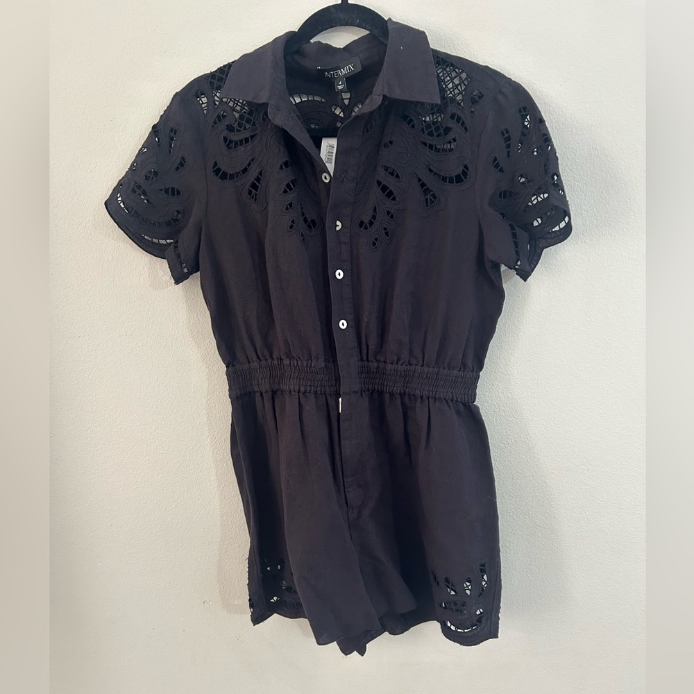 NWT Intermix Black Romper